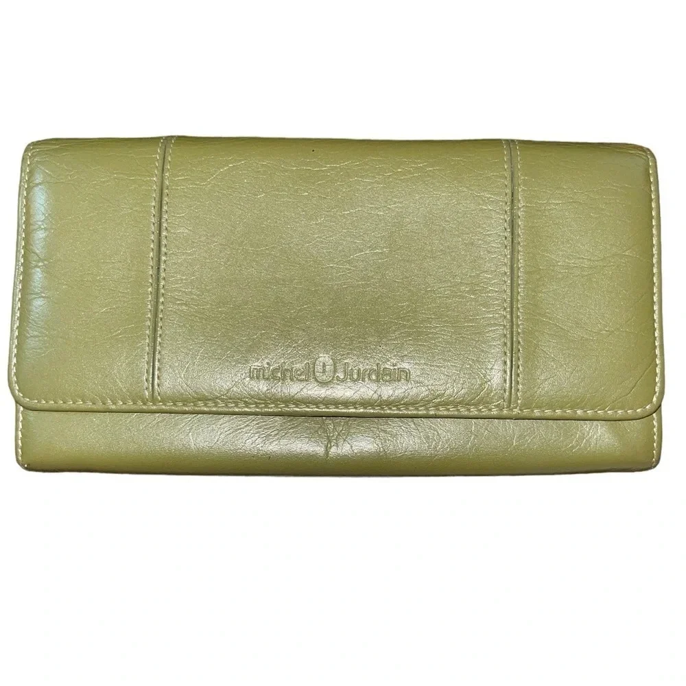 🌳Michel Jurdain🌳Continental Leather Wallet